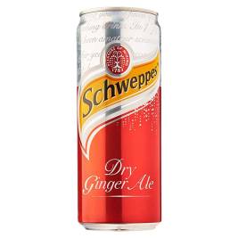 Schweppes Soda Dry Ginger Ale Can (320ml)
