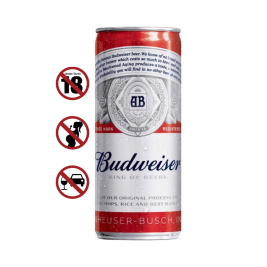 Bia Budweiser Sleek can 330ml