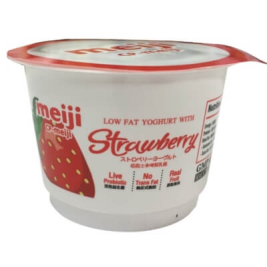 Meiji Strawberry Yogurt (4x90g)