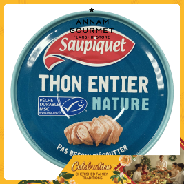 Saupiquet Whole Tuna Nature (140g)