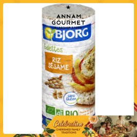 Bjorg Sesame Rice Crackers Bio 130g