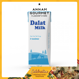 DalatMilk UHT Milk Less Sugar (4x180ml)