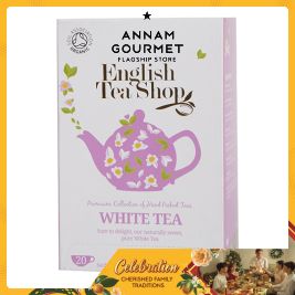 English Tea Shop Organic Pure White Tea 20 Ct