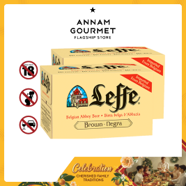 Leffe Brown Beer 6.5% Bottle (24x330ml)