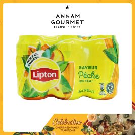 Lipton Iced Tea Peach Can (6x330ml)