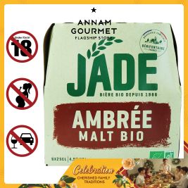 Jade Amber 4.5% Organic Beer (6x250ml)