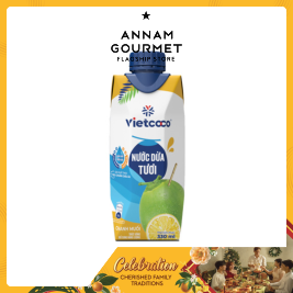 Vietcoco Sated Lemon Coconut Water (330ml)