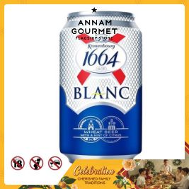 Kronenbourg Blanc 1664 Beer 5% Can (330ml)