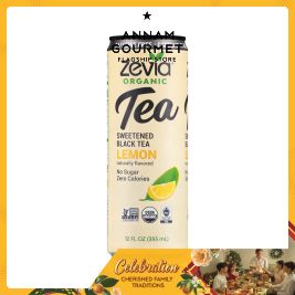 Zevia Lemon Black Tea No Sugar Org (355ml)