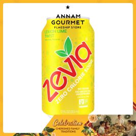 Zevia Zero Soda Lemon Lime Twist (355ml)