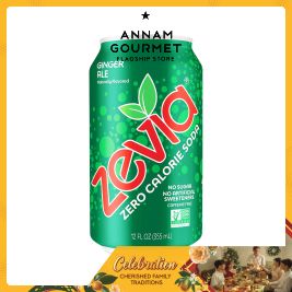Zevia Zero Soda Ginger Ale (355ml)
