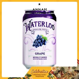 Waterloo Spakling Water Grape (355ml)