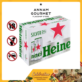 Heineken Beer Silver Can 4% (24x330ml)