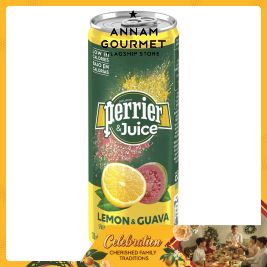 Perrier & Juice Lemon & Guava 25cl Slimcan