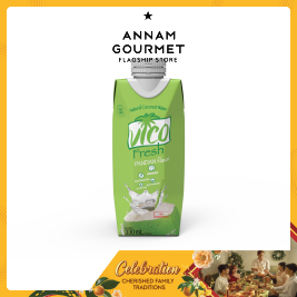 Vico Fresh Natural Coconut Water Pandan Flavor (330 ml)