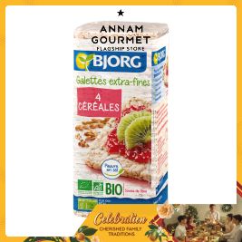 Bjorg Rice Crackers Extra Thin Bio 130g