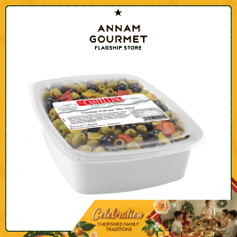 Castellino Marinated Pitted Green & Black Olives "Mix Italia" (1.9kg)