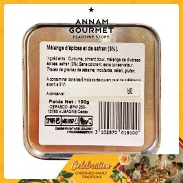Spigol Seasonning Saffron Blend, Tin Box (100g)