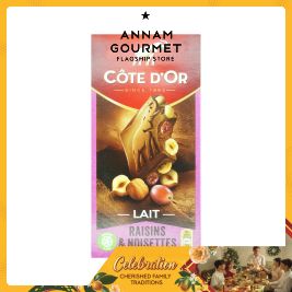 Cote d'Or Milk Choco with Raisins & Hazelnuts (180g)