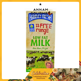 Harvey Fresh UHT Milk Low Fat (1L)