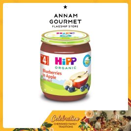 Hipp Blueberries in Apple 4M+ (125g)
