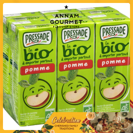 Pressade Organic Apple Nectar Juice (6x200ml)