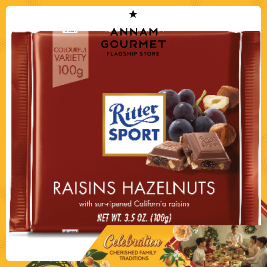 Ritter Sport Raisins & Hazelnuts 100g