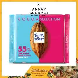 Ritter Sport Dark Milk Chocolate 55% Cocoa 100g