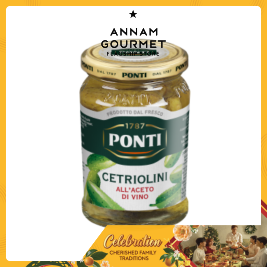 Ponti Gherkins in Wine Vinegar 290g