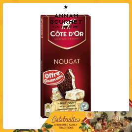 Cote d'Or Dark Chocolate with Nougat (130g)