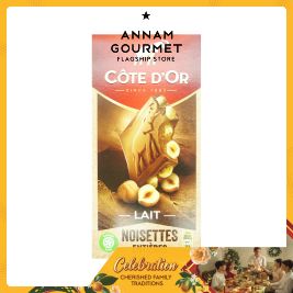 Cote d'Or Milk Chocolate with Hazelnuts (180g)