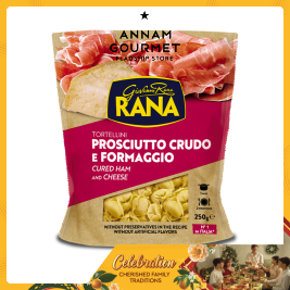 Rana Tortellini Cured Ham & Cheese, Paper Bag 250g