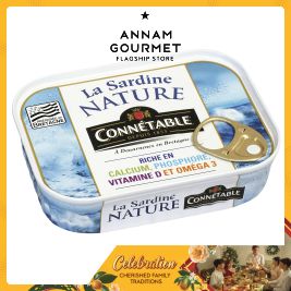 Connetable Sardines in Brine 135g
