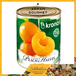 Kronos Yellow Cling Peach Halves in Syrup (820g)
