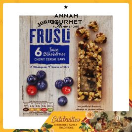 Jordans Frusli Juicy Blueberries Bar (6x30g)