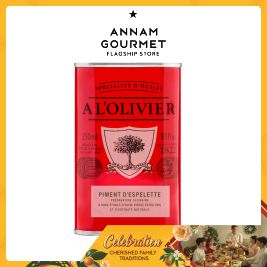 A L'Olivier Espelette Pepper Infused Extra Virgin Olive Oil, Tin (250ml)