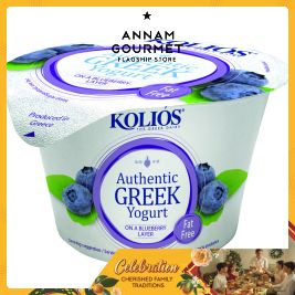 Kolios Blueberry Greek Yogurt 0% Fat (150g)