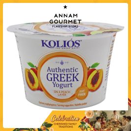 Kolios Peach Greek Yogurt 0% Fat (150g)