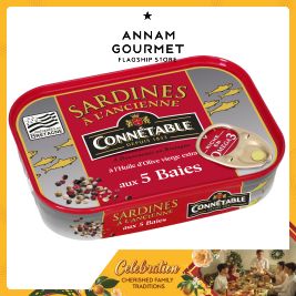 Connetable Ancienne Sardines with 5 Peppers 115g
