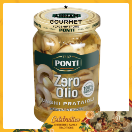 Ponti Zero Olio Grilled Mushrooms 300g
