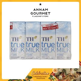 TH UHT Milk Less Sugar (4x180ml)