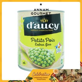 D'Aucy Extra Thin Steamed Peas (480g)