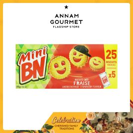BN Mini Biscuit Strawberry Flavour (5x35g)