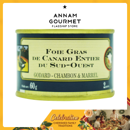 Godard Whole Duck Foie Gras Southwest Tin (60g)