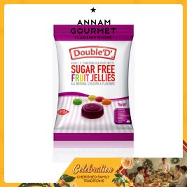 Double D Fruit Jelly Rounds Sugar Free Gluten Free 70g