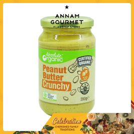 Absolute Organic Peanut Butter Crunchy (340g)