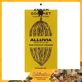 Alluvia Dark Chocolate 70% with Cinnamon 80g