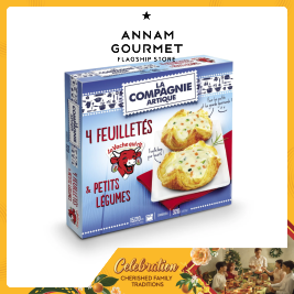La C.Artique Feuillete Veg. & Laughing Cow Cheese 4x80g