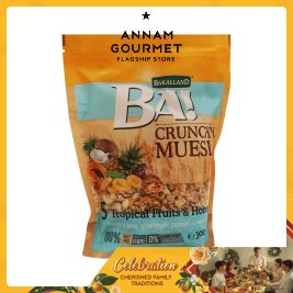BAKALLAND Muesli 5 Tropical Fruits&Honey 300g