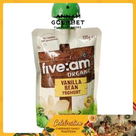 Five AM Squeez Yogurt Vanilla Bean 120g